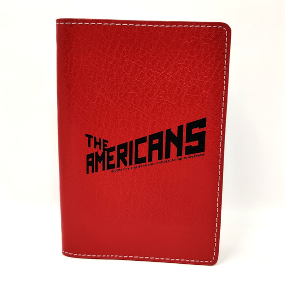 The Americans TV Show Passport Holder Travel Wallet Red Rare Collectible Merch - Picture 1 of 12